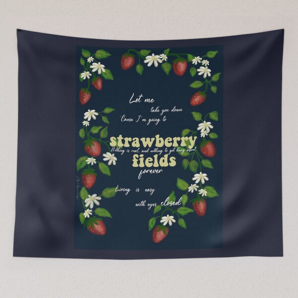 Item preview, strawberry fields forever designed and sold by Mariel Angel GJ.