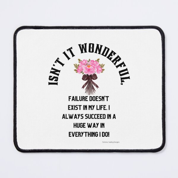 Item preview, Isn't it Wonderful slogan, black letters designed and sold by PalomaHealing24.