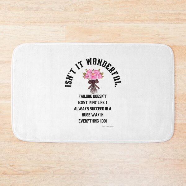 Item preview, Isn't it Wonderful slogan, black letters designed and sold by PalomaHealing24.
