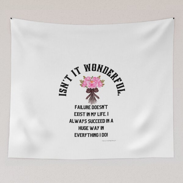 Item preview, Isn't it Wonderful slogan, black letters designed and sold by PalomaHealing24.
