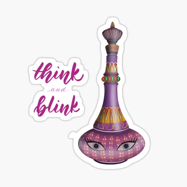 I Dream of Jeannie - Jeannie Bottle with smoke and eyes Photographic Print  for Sale by JsmxCreations