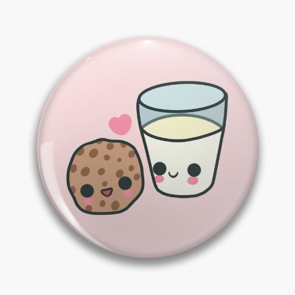 Artikelvorschau, Kawaii Glas Milch und Choc Chip Cookie entworfen und verkauft von FreyaDraws.