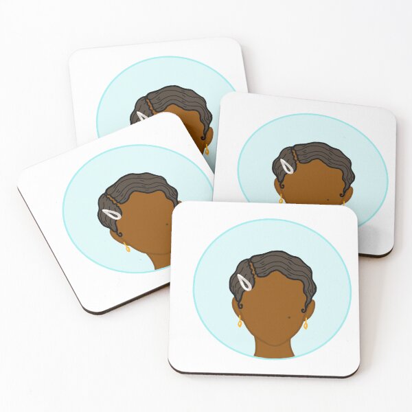 Item preview, Black woman with finger waves designed and sold by AprilleRose.