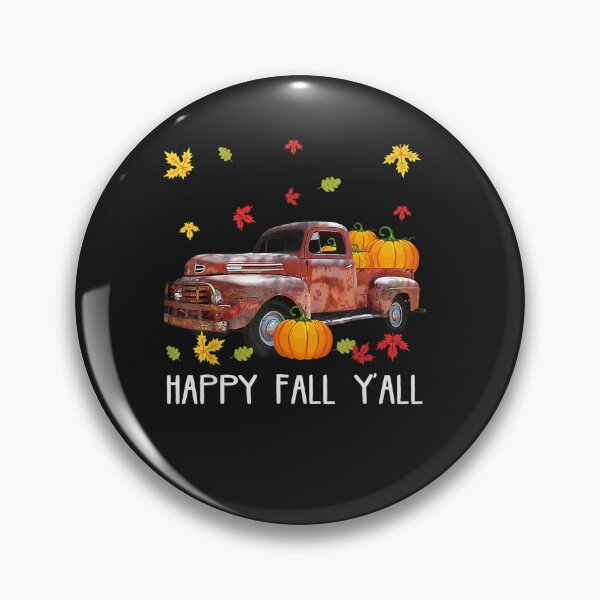 Item preview, Happy Fall Y'All Pumpkin Old Truck Autumn Season Givethanks designed and sold by NaomiTankersly.