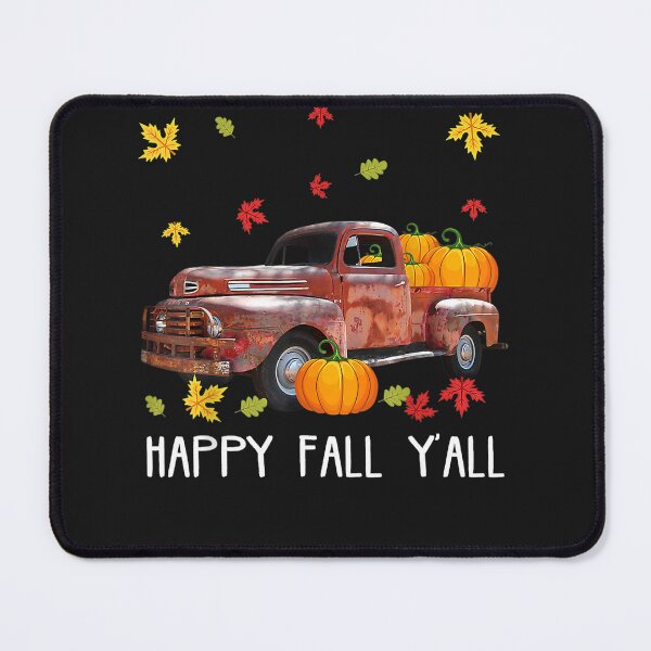 Item preview, Happy Fall Y'All Pumpkin Old Truck Autumn Season Givethanks designed and sold by NaomiTankersly.