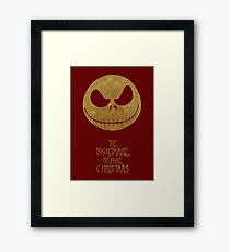 The Nightmare of Jacks Face Framed Print