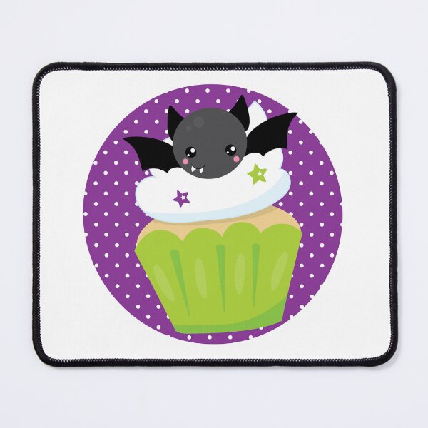 Item preview, Halloween Bat Cupcake - Kawaii, Cute designed and sold by PirateAvocado.