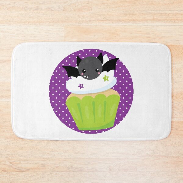 Item preview, Halloween Bat Cupcake - Kawaii, Cute designed and sold by PirateAvocado.
