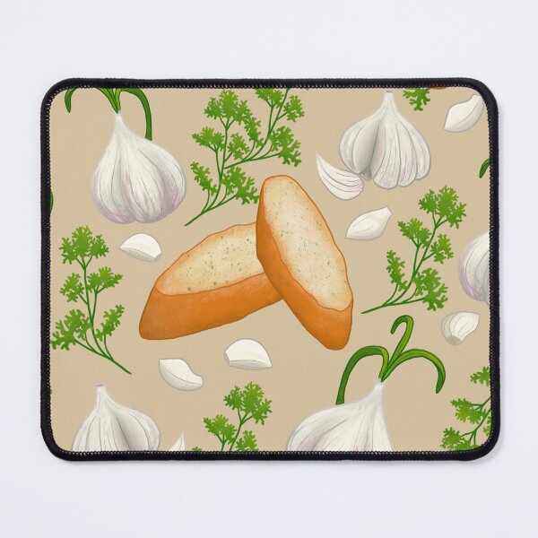Item preview, Garlic bread pattern designed and sold by Wisteria Creative Co..