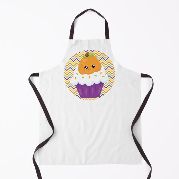 Item preview, Halloween Jack-o-Lantern Cupcake - Kawaii, Cute designed and sold by PirateAvocado.