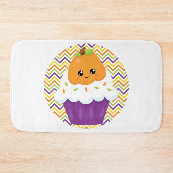 Item preview, Halloween Jack-o-Lantern Cupcake - Kawaii, Cute designed and sold by PirateAvocado.