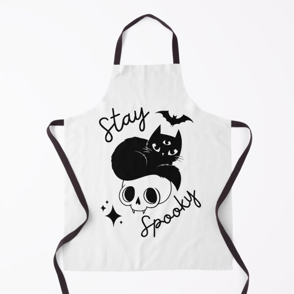 Item preview, Stay Spooky | Spooky Halloween three-eyed cat designed and sold by BlkBearyDesigns.