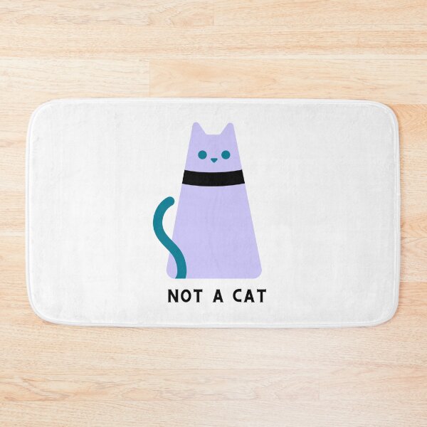 Item preview, purple not a cat designed and sold by CreativeDelco.