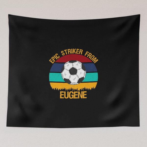 Item preview, Epic Striker From Eugene Vintage Soccer Sticker designed and sold by palicia9x.
