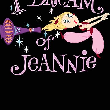 I Dream of Jeannie - Jeannie Bottle with smoke and eyes Sticker