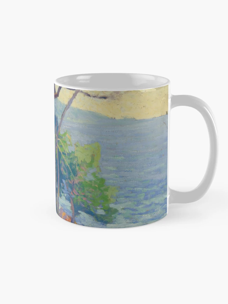 Aperçu 3 sur 6. Mug à café avec l'œuvre Paul Madeline - Les Roches Rouges créée et vendue par TeeARTHY.