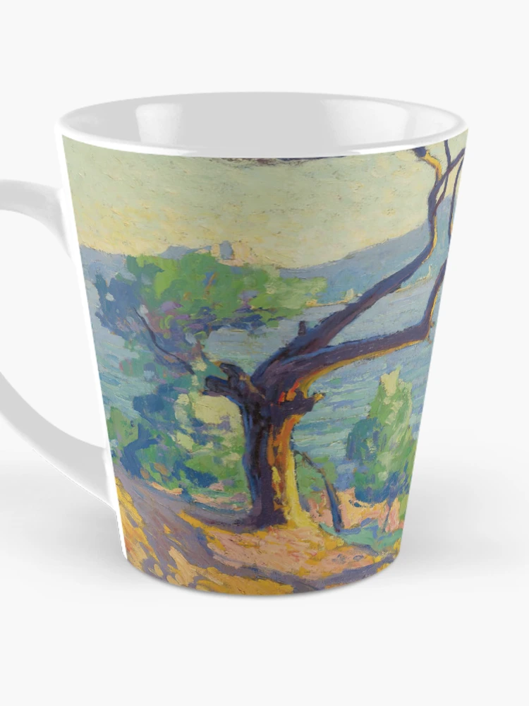 Aperçu 3 sur 4. Mug à café avec l'œuvre Paul Madeline - Les Roches Rouges créée et vendue par TeeARTHY.