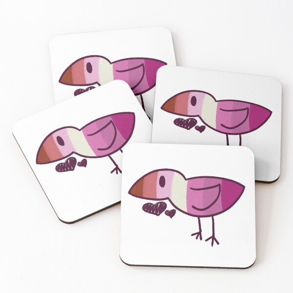 Item preview, Pink Lesbian Lil Duckie designed and sold by luvly-bejeweled-pigeon.