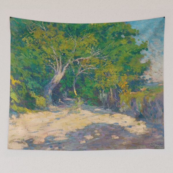 Item preview, Paul Madeline - Paysage  -Forest  Oil Painting designed and sold by TeeARTHY.