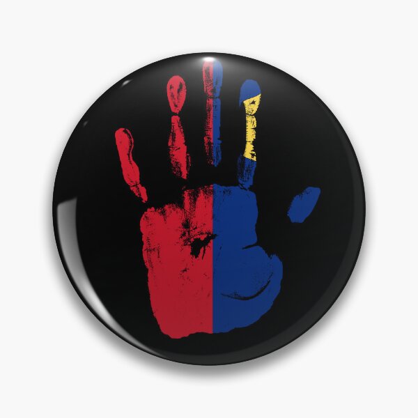 Item preview, Hand Liechtenstein Flag Palm designed and sold by rafaeltto.