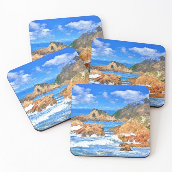 Item preview, Betka Beach Digital Art Rocks and Waves designed and sold by Colin Dixon.