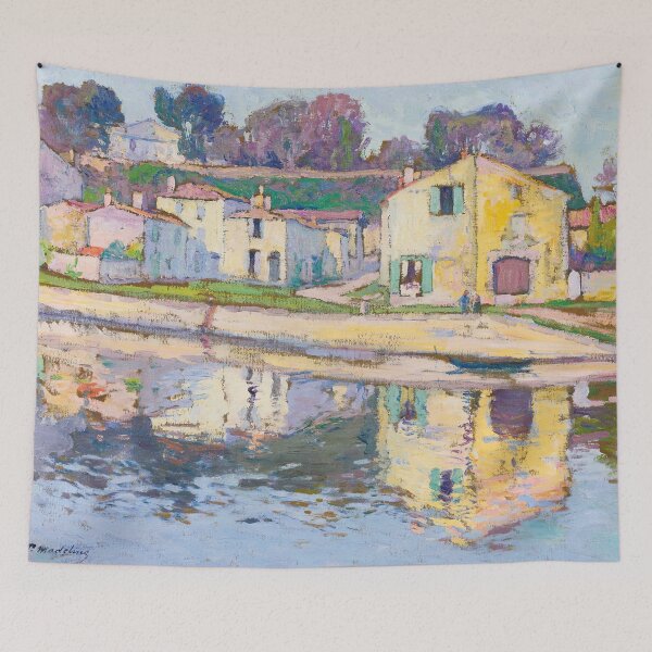 Item preview, Paul Madeline - Un Quai Á Taillebourg-A quay in Taillebourg designed and sold by TeeARTHY.