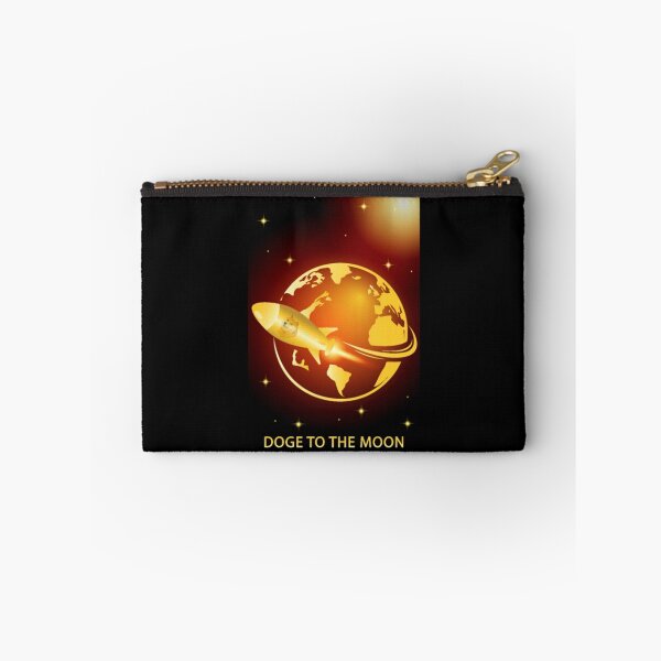 Item preview, Dogecoin to the moon with rocket designed and sold by VegatoNunez.