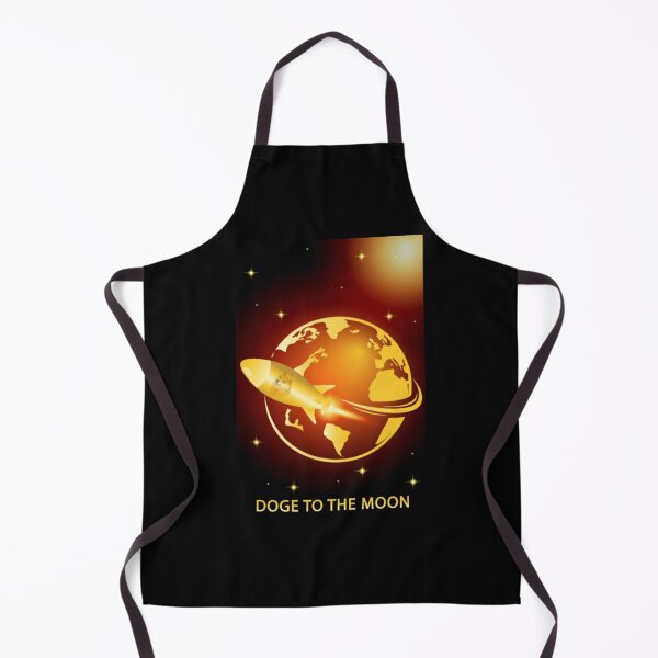 Item preview, Dogecoin to the moon with rocket designed and sold by VegatoNunez.