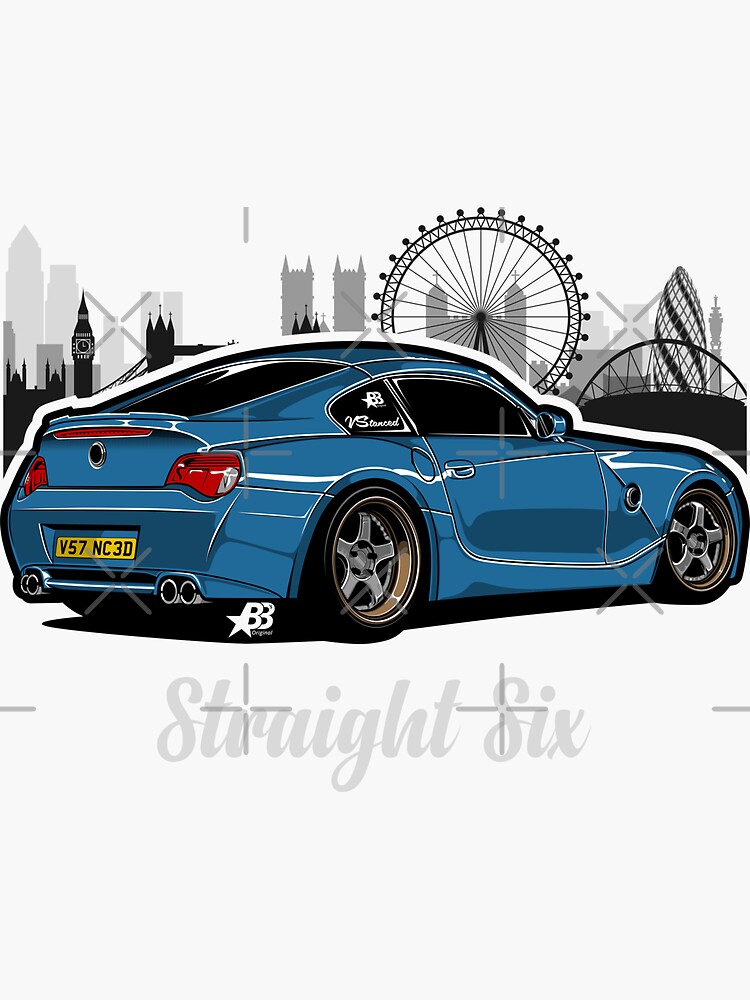 Straight Six V3 - Sticker by BBsOriginal