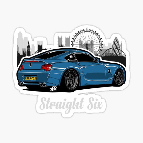 Straight Six V4 - Sticker Sticker