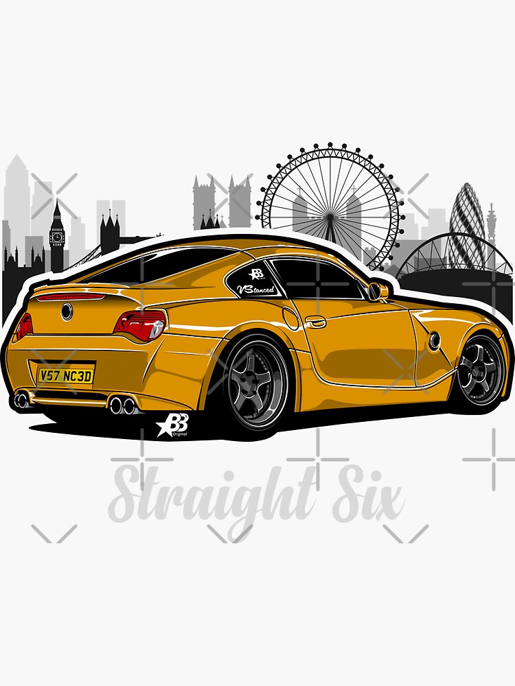 Straight Six V8 - Sticker by BBsOriginal