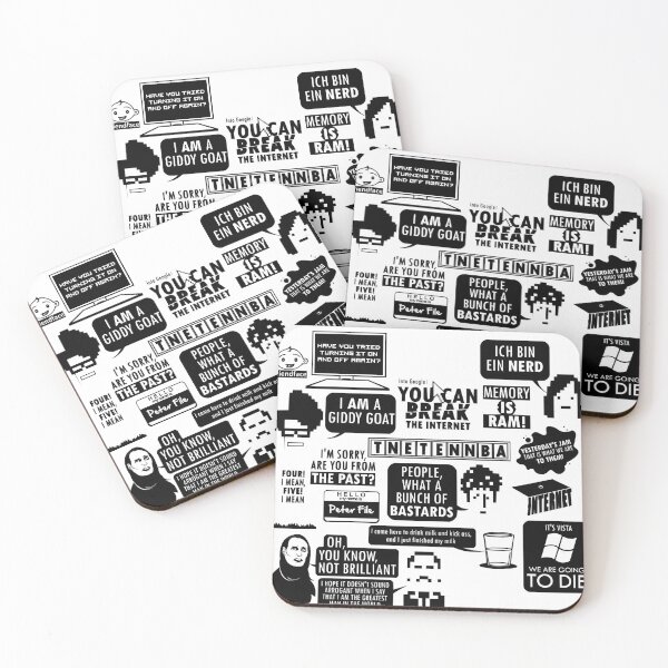 Item preview, The IT Crowd Quotes designed and sold by AnthonyTRoge75.