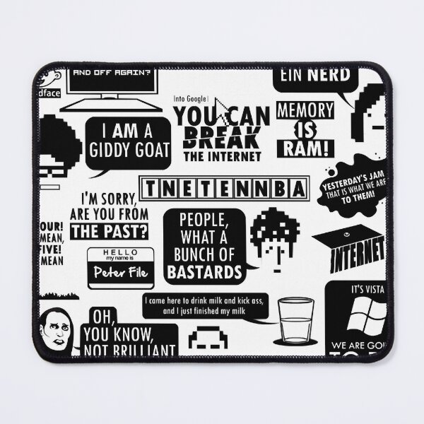 Item preview, The IT Crowd Quotes designed and sold by AnthonyTRoge75.