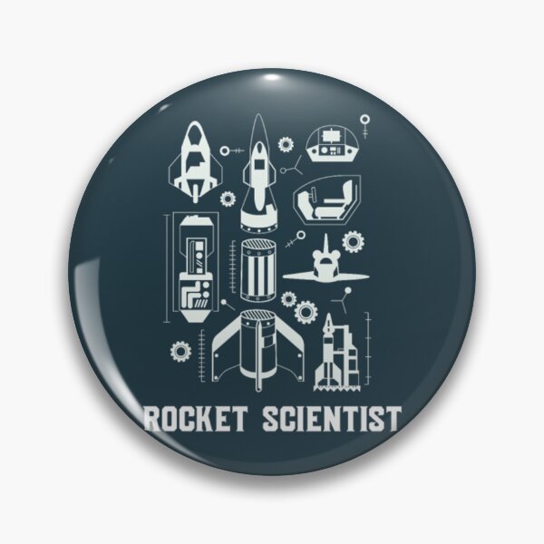 Item preview, Rocket blue print with rocket scientist designed and sold by VegatoNunez.