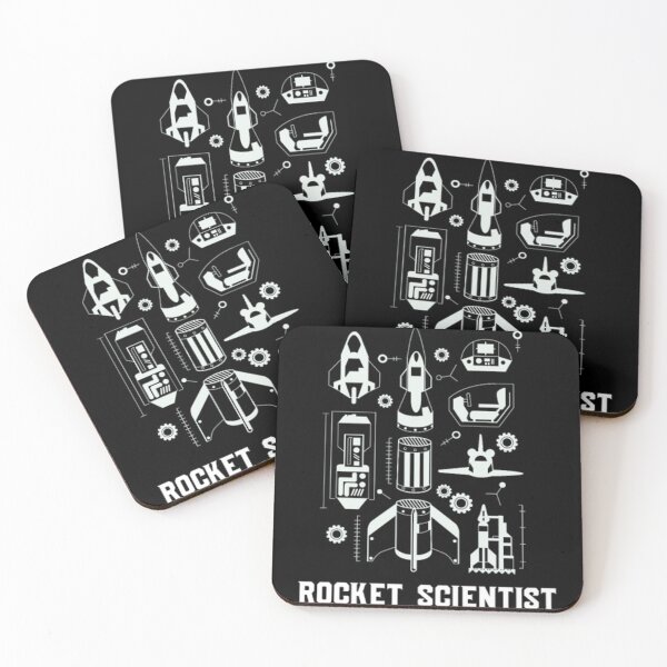 Item preview, Rocket blue print with rocket scientist designed and sold by VegatoNunez.