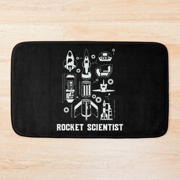 Item preview, Rocket blue print with rocket scientist designed and sold by VegatoNunez.