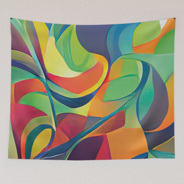 Item preview, Vibrant Life Abstract Digital Paintings designed and sold by ThinkFun! Design.