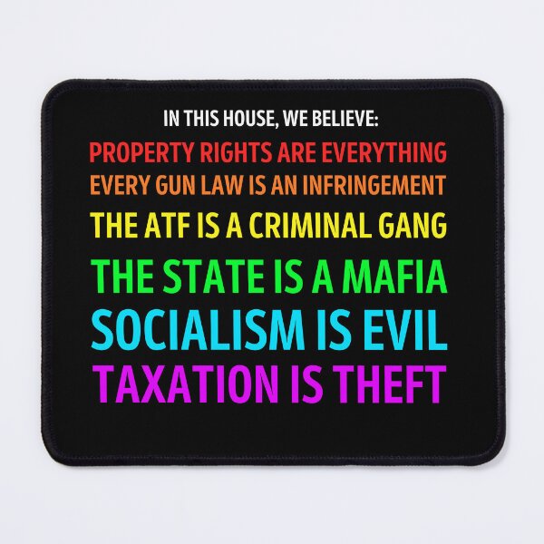 Item preview, "In This House" Libertarian Parody designed and sold by v3services.