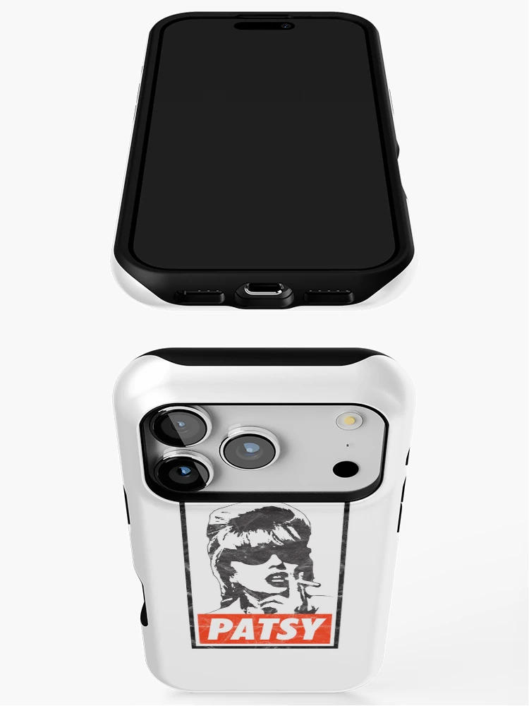 Thumbnail 3 of 4, iPhone Case, Patsy - White Distressed Look designed and sold by risible.