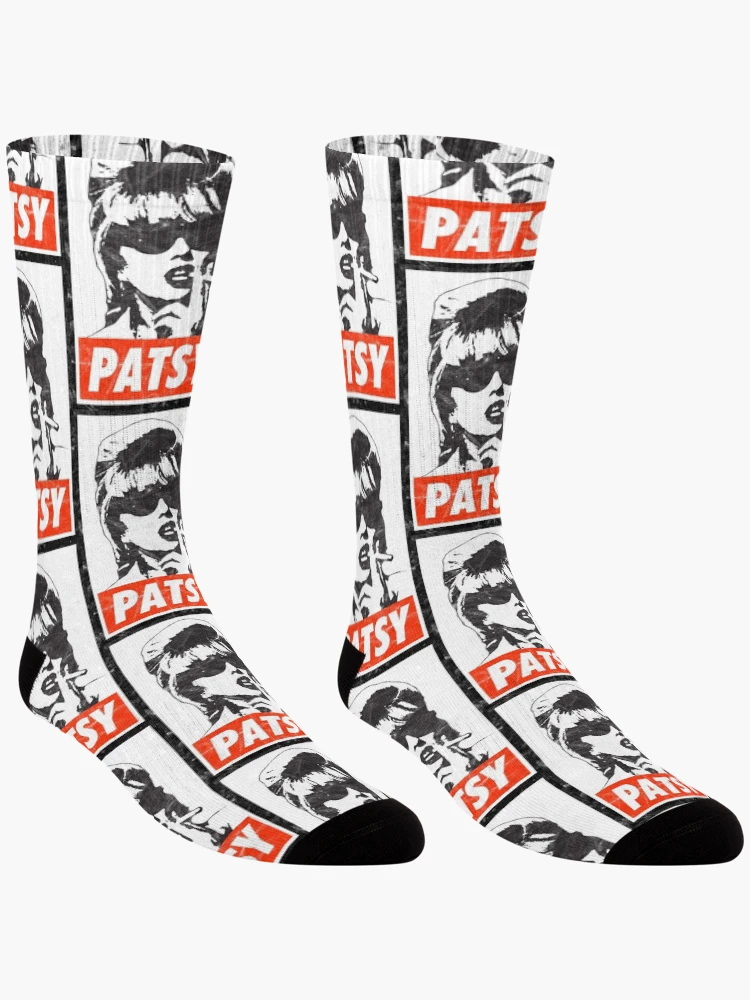 Thumbnail 3 of 5, Socks, Patsy - White Distressed Look designed and sold by risible.