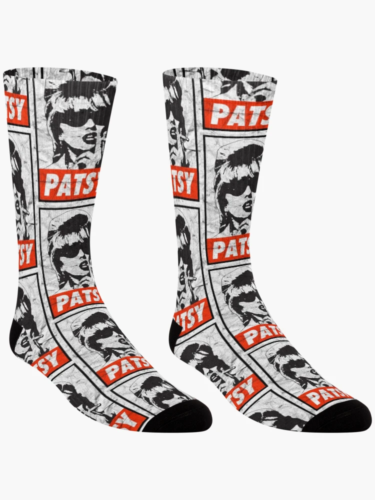 Thumbnail 3 of 5, Socks, Patsy - White Distressed Look designed and sold by risible.