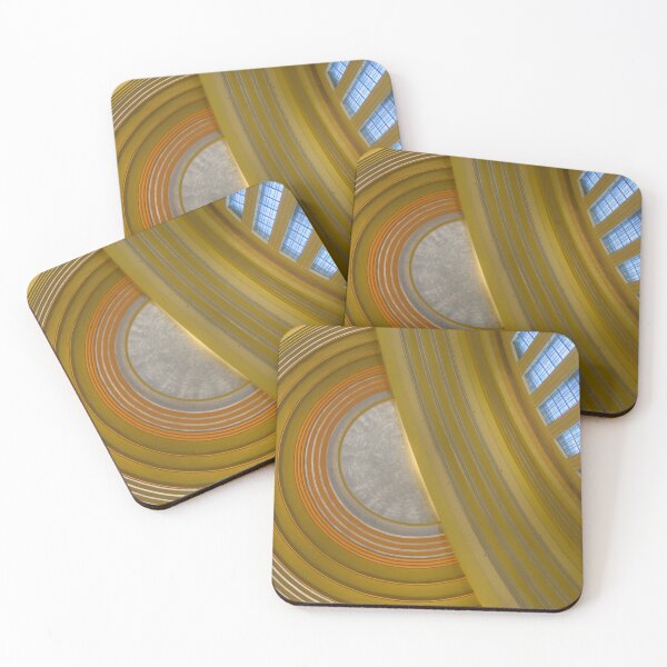 Item preview, Yellow concentric circles broken by a larger arc designed and sold by Lowtech.