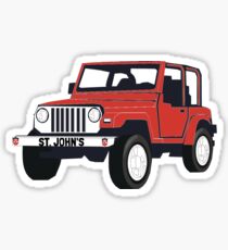 Saint John's Jeep Sticker