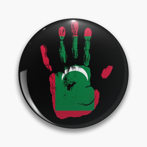 Item preview, Hand Maldives Flag Palm designed and sold by rafaeltto.