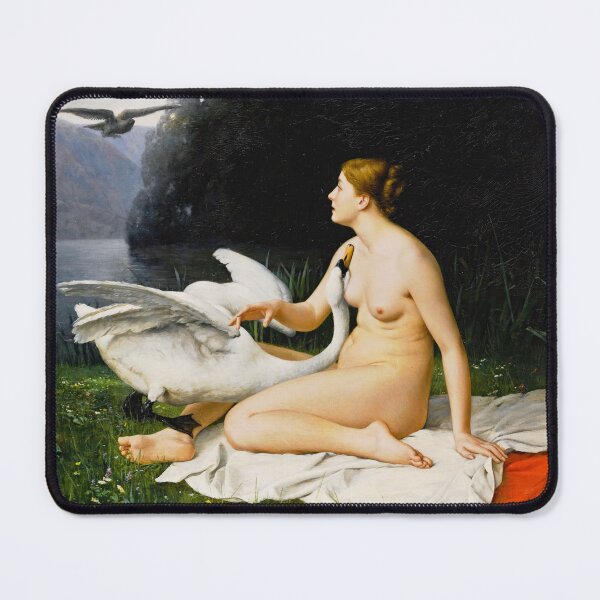 Item preview, Leda and the swan (1879) Jean Baptiste Paul Lazerges designed and sold by TeeARTHY.