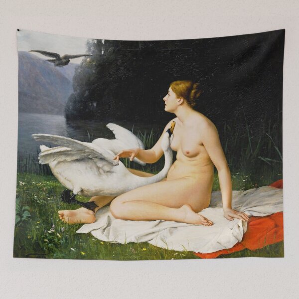 Item preview, Leda and the swan (1879) Jean Baptiste Paul Lazerges  designed and sold by TeeARTHY.