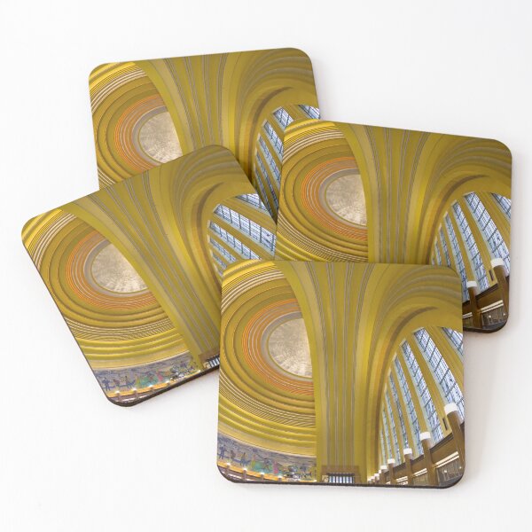 Item preview, Yellow arch with art deco columns designed and sold by Lowtech.