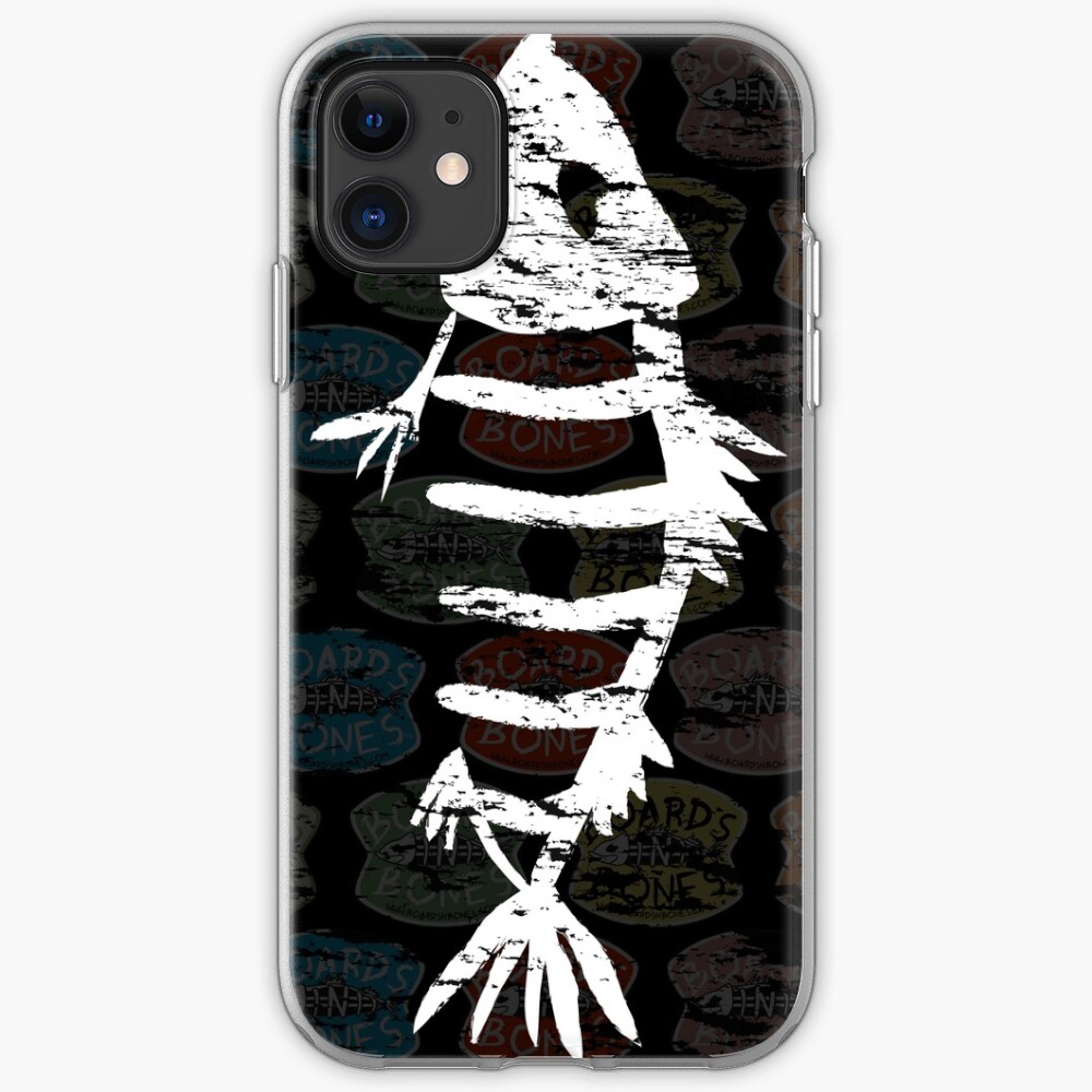 Distressed Fishbone Cover (Dark) iPhone Case & Cover