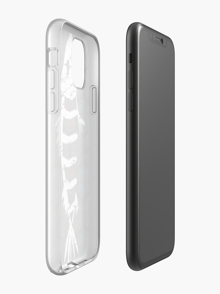 Alternate view of Distressed Fishbone Cover (Dark) iPhone Case & Cover