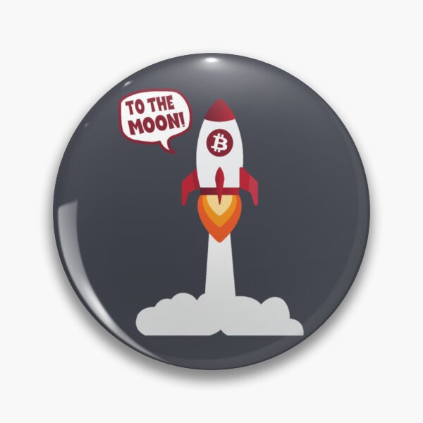 Artikelvorschau, Bitcoin-Rakete zum Mond entworfen und verkauft von GenmareTumber.